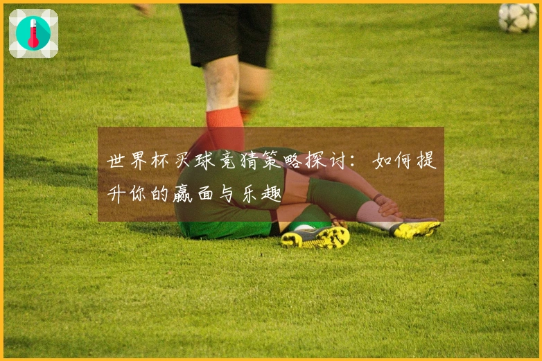 世界杯买球竞猜策略探讨：如何提升你的赢面与乐趣